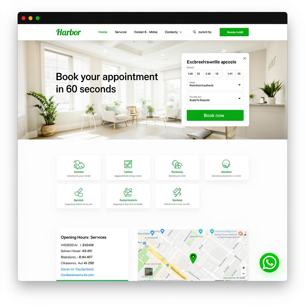Preview template Harbor — Local Business